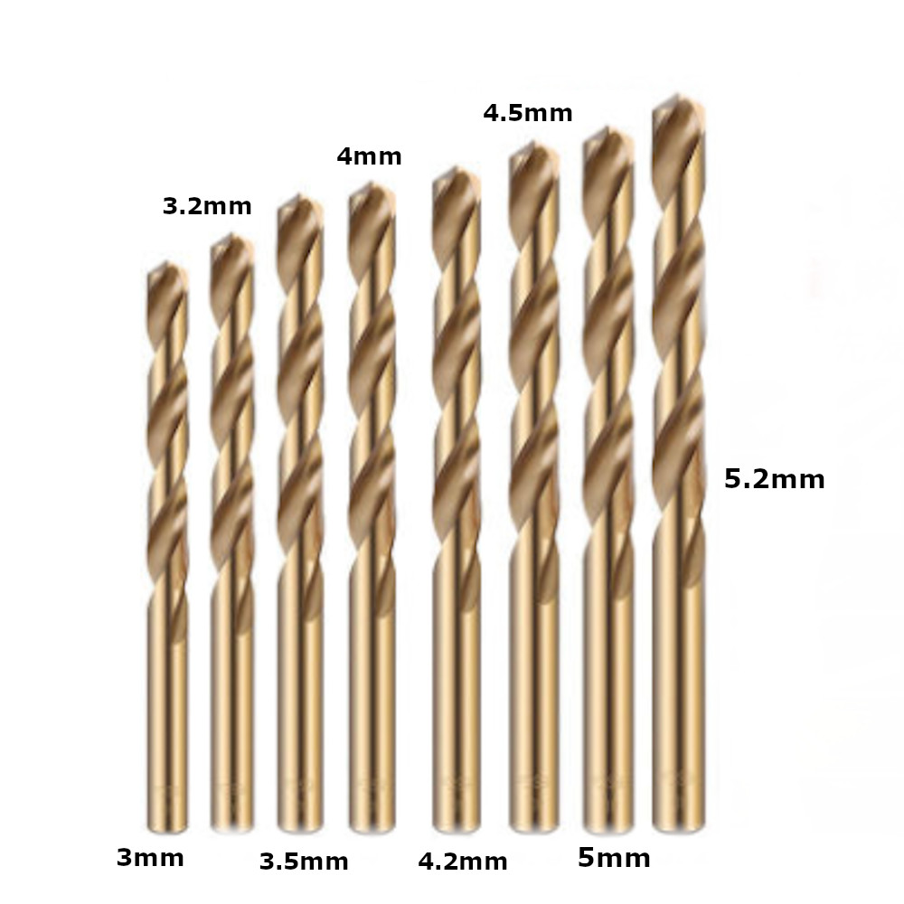 8Pcs-3-52MM-M43-Cobalt-Twist-Drill-Bit-Stainless-Steel-Metal-Special-Perforated-Straight-Handle-1847811-5
