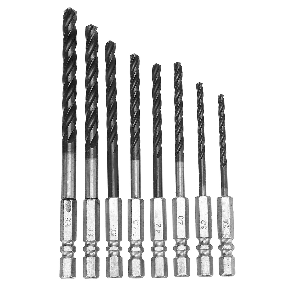 8Pcs-Twist-Drill-Bit-Hexagonal-30-65mm-High-Speed-Steel-Stainless-TiALN-Coated-1810380-6