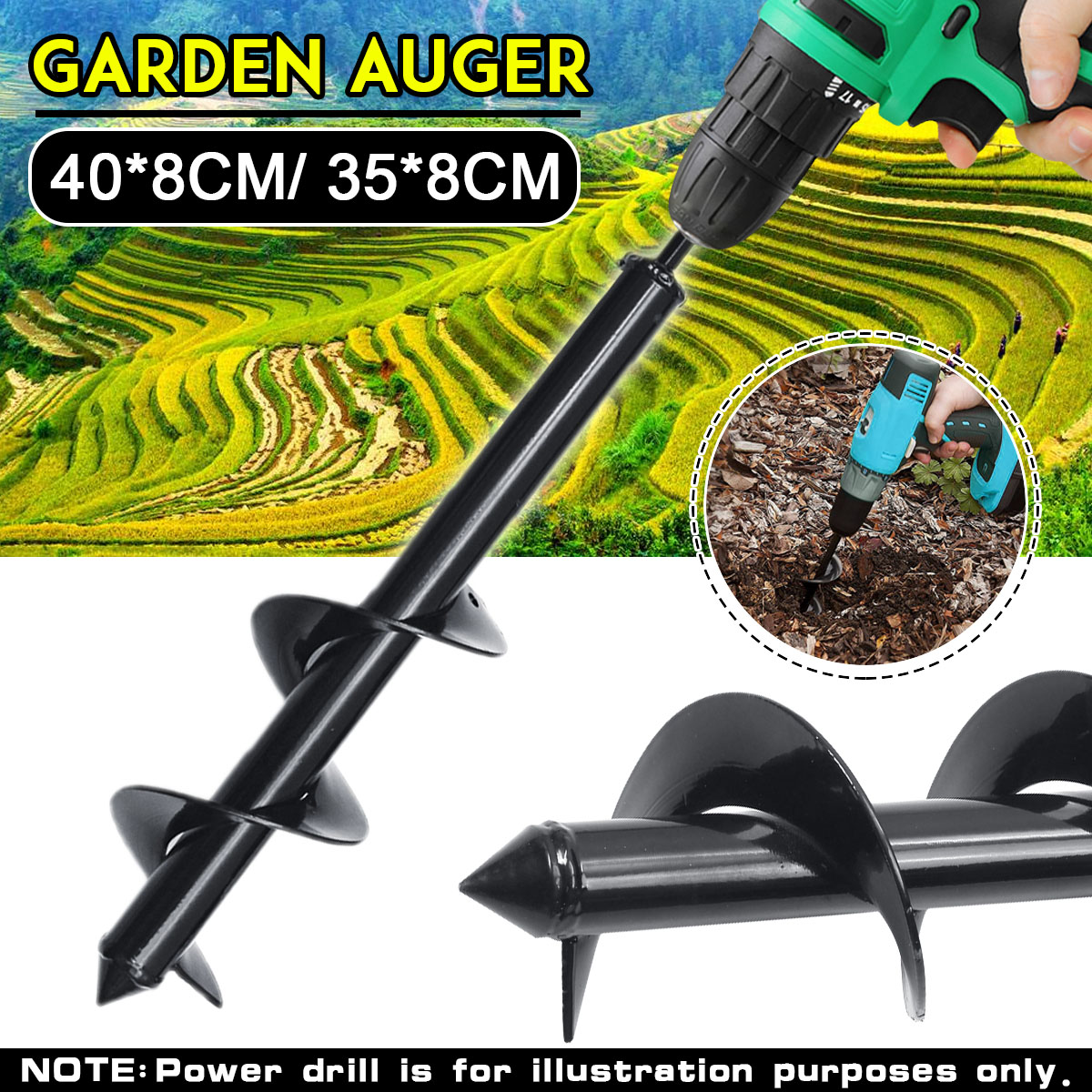 8x3540cm-Garden-Auger-Earth-Planter-Drill-Post-Hole-Digger-Earth-Planting-Drill-for-Electric-Drill-1550219-2