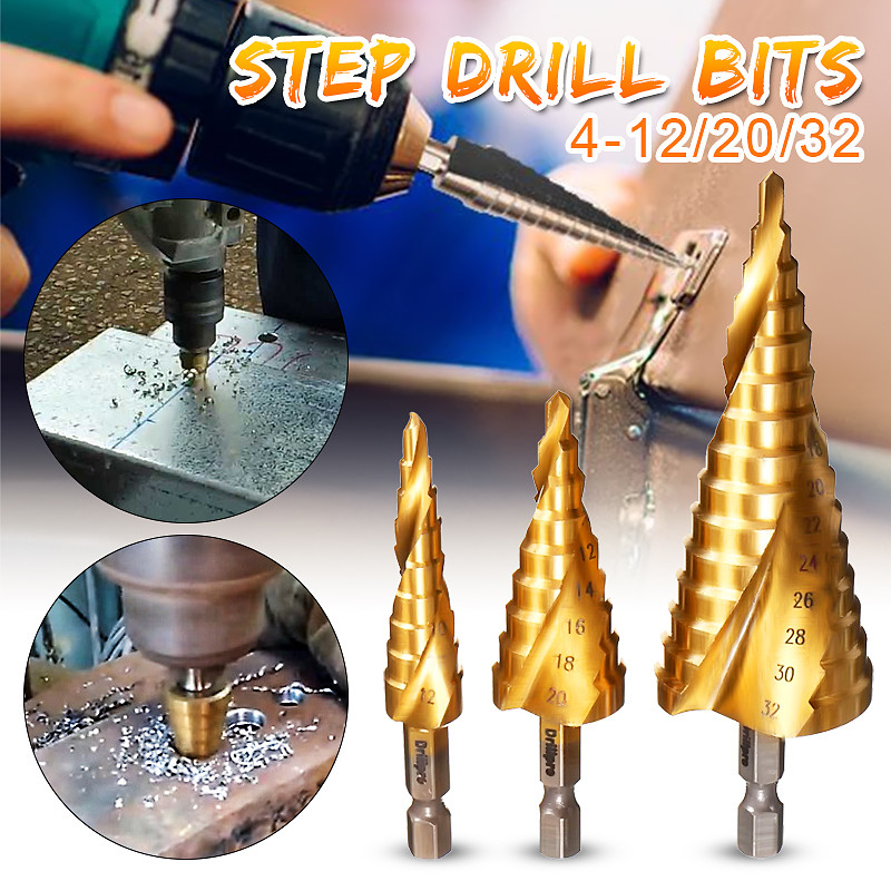 DB-S1-3Pcs-4-124-204-32-HSS-Spiral-Grooved-Step-Drill-Bit-1596891-1