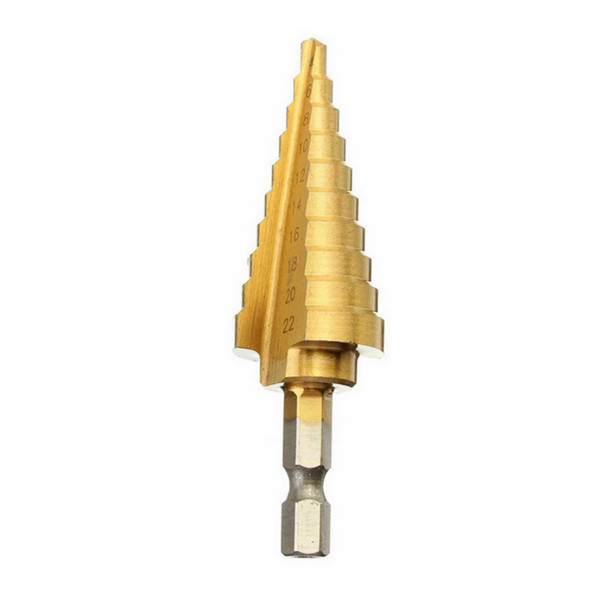 Doersupp-4-22mm-Hex-Shank-Step-Cone-Drill-Bit-HSS-Titanium-Coated-Hole-Cutter-1195644-3