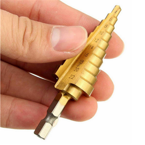 Doersupp-4-22mm-Hex-Shank-Step-Cone-Drill-Bit-HSS-Titanium-Coated-Hole-Cutter-1195644-6