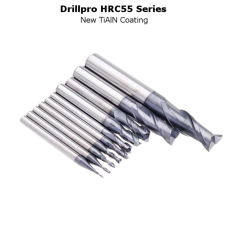 Drillpro-1-10mm-HRC55-TiAlN-2-Flutes-End-Mill-Cutter-Tungsten-Carbide-Milling-Cutter-CNC-Tool-1273827-4