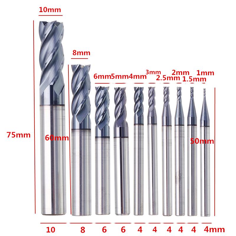 Drillpro-1-10mm-HRC55-TiAlN-4-Flutes-End-Mill-Cutter-Tungsten-Carbide-Milling-Cutter-CNC-Tool-1273828-1