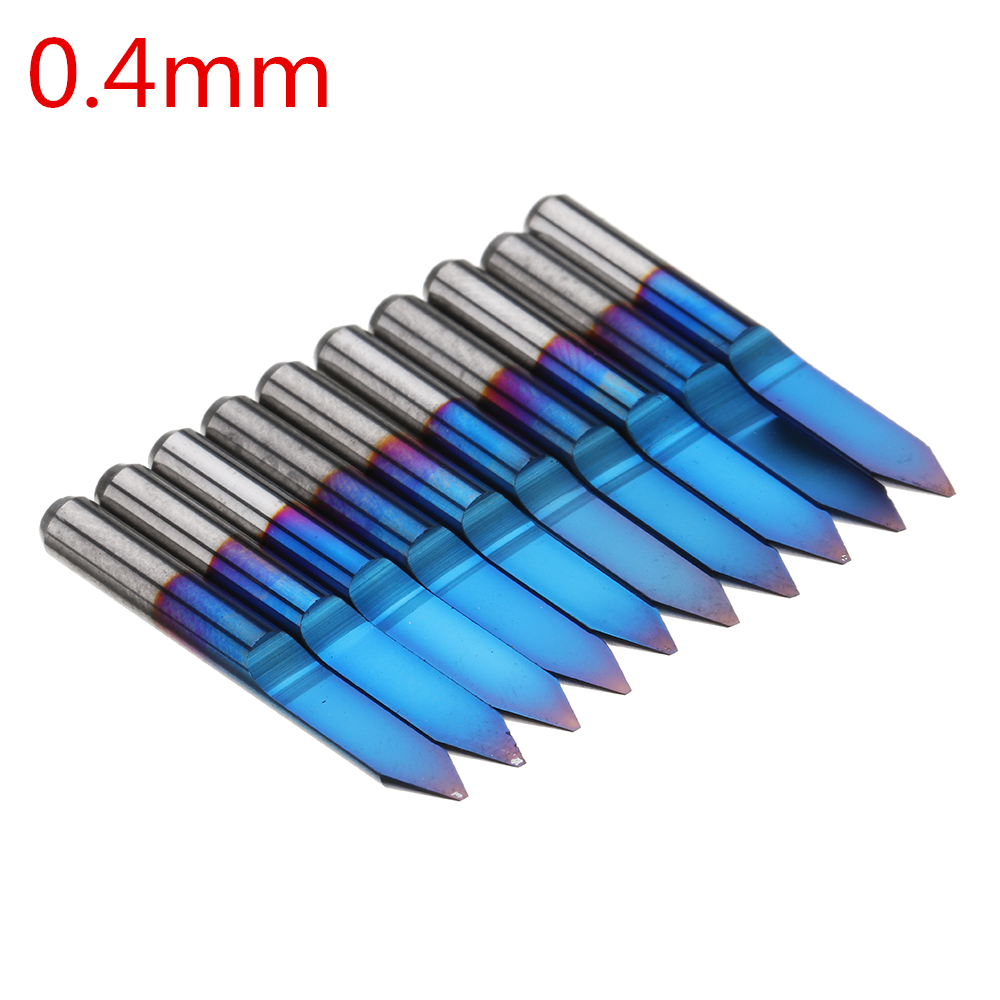 Drillpro-10pcs-0102030405mm-45-Degree-Flat-Bottom-PCB-Engraving-Bit-Blue-NANO-Coated-Carbide-CNC-Rou-1421668-4