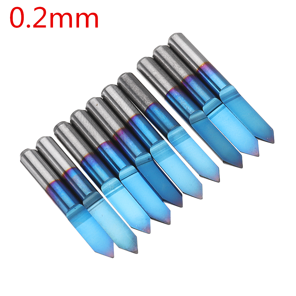 Drillpro-10pcs-01020304mm-60-Degree-Engraving-Bit-Flat-Bottom-PCB-Engraving-Bit-Blue-NANO-Coated-Car-1421659-2