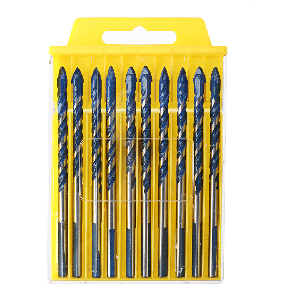 Drillpro-10pcs-6mm-8mm-Triangle-Twist-Drill-Bit-Multifunctional-Hole-Saw-Cutter-Set-for-Concrete-Bri-1743382-8