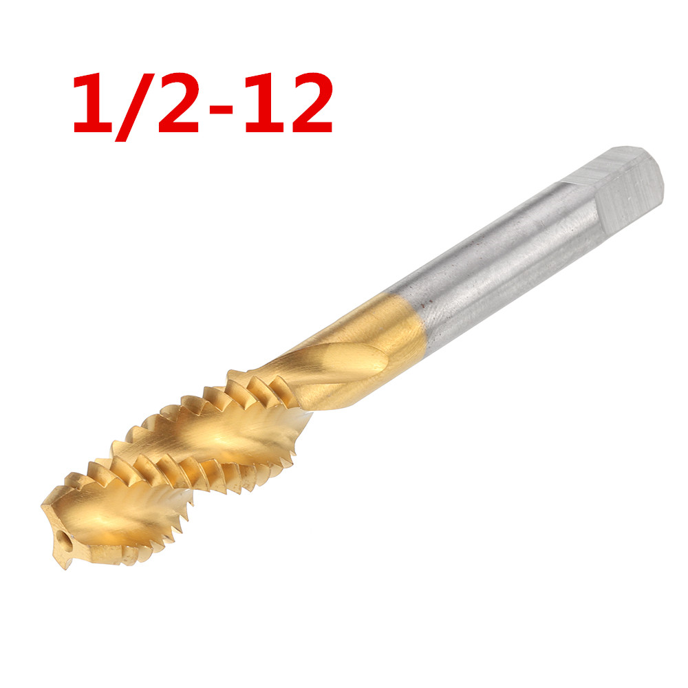 Drillpro-12-34-Imperial-Spiral-Flute-Hand-Tap-HSS-Titanium-Coated-Machine-Screw-Plug-Tap-Drill-1600170-7