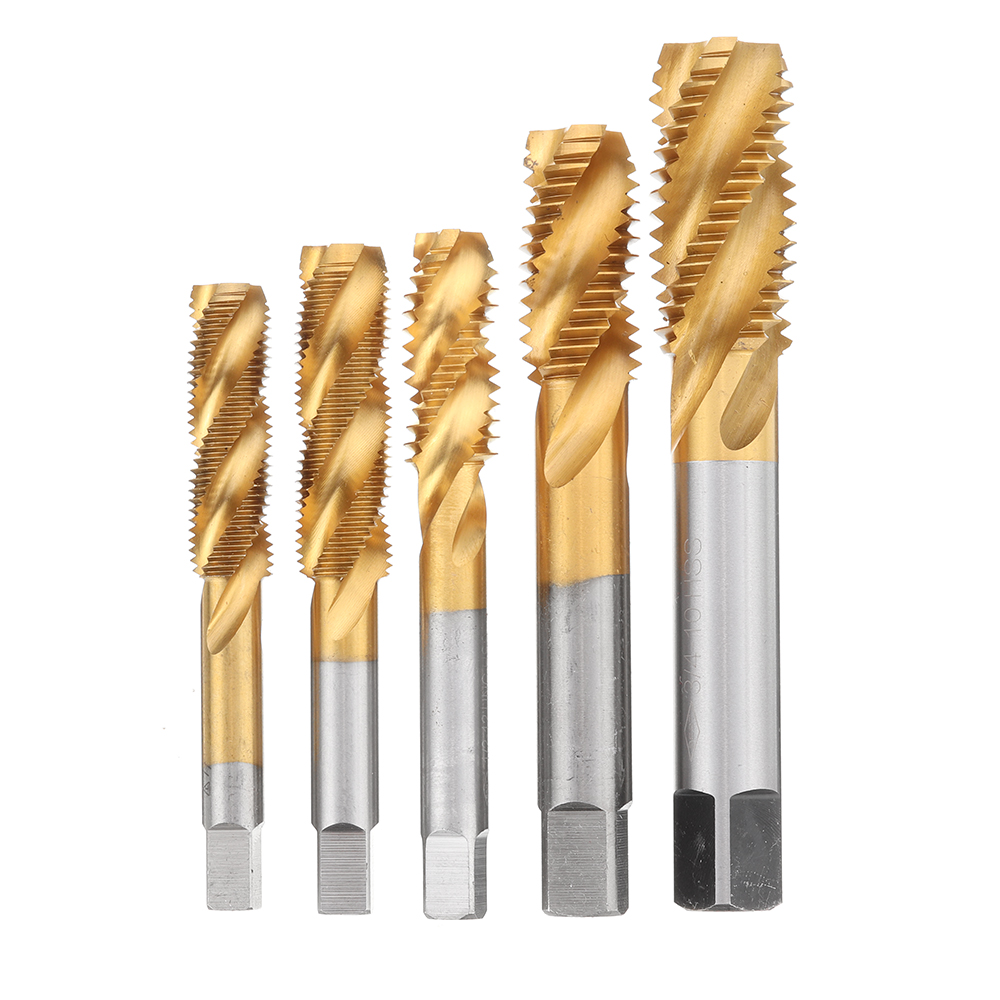 Drillpro-12-34-Imperial-Spiral-Flute-Hand-Tap-HSS-Titanium-Coated-Machine-Screw-Plug-Tap-Drill-1600170-10