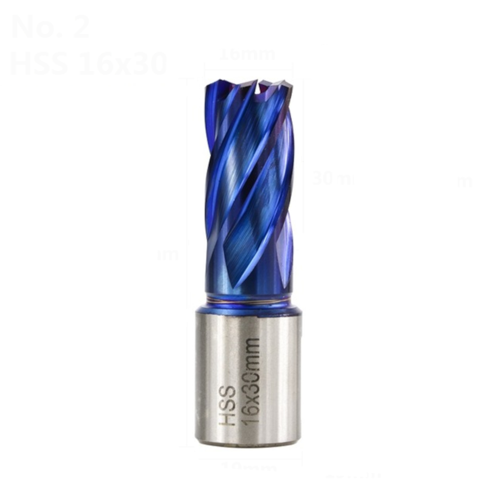 Drillpro-12-42mm-Cutting-Diameter-HSS-Hole-Opener-Core-Drill-Weldon-Shank-Nano-Blue-Coated-Annular-C-1806169-12