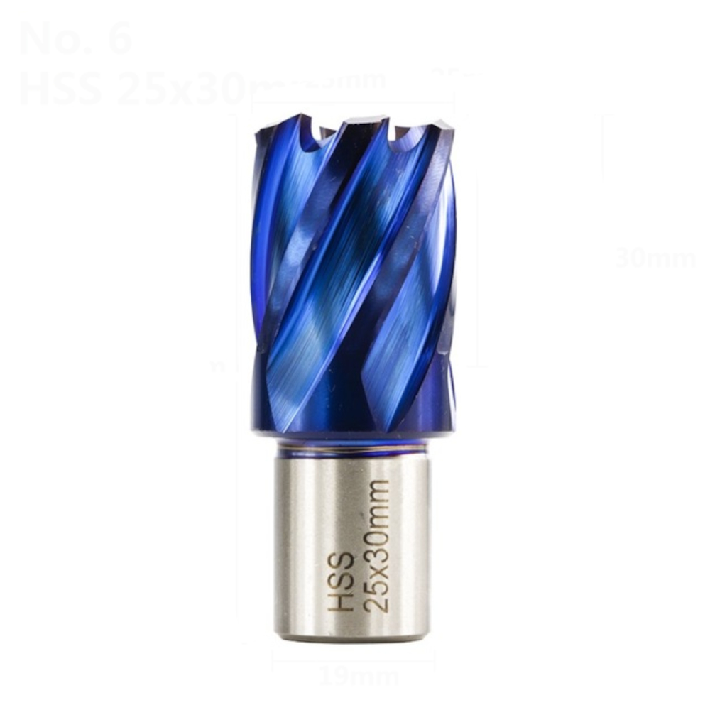 Drillpro-12-42mm-Cutting-Diameter-HSS-Hole-Opener-Core-Drill-Weldon-Shank-Nano-Blue-Coated-Annular-C-1806169-8