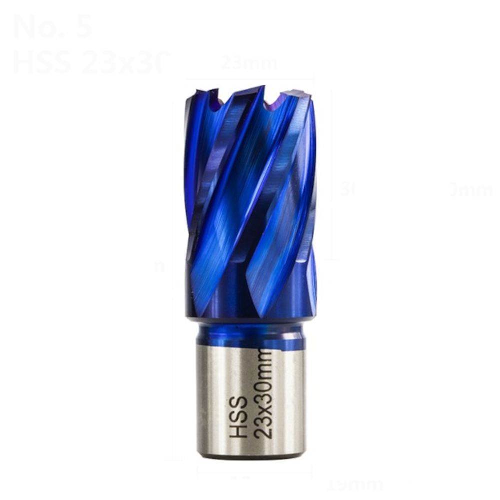 Drillpro-12-42mm-Cutting-Diameter-HSS-Hole-Opener-Core-Drill-Weldon-Shank-Nano-Blue-Coated-Annular-C-1806169-9