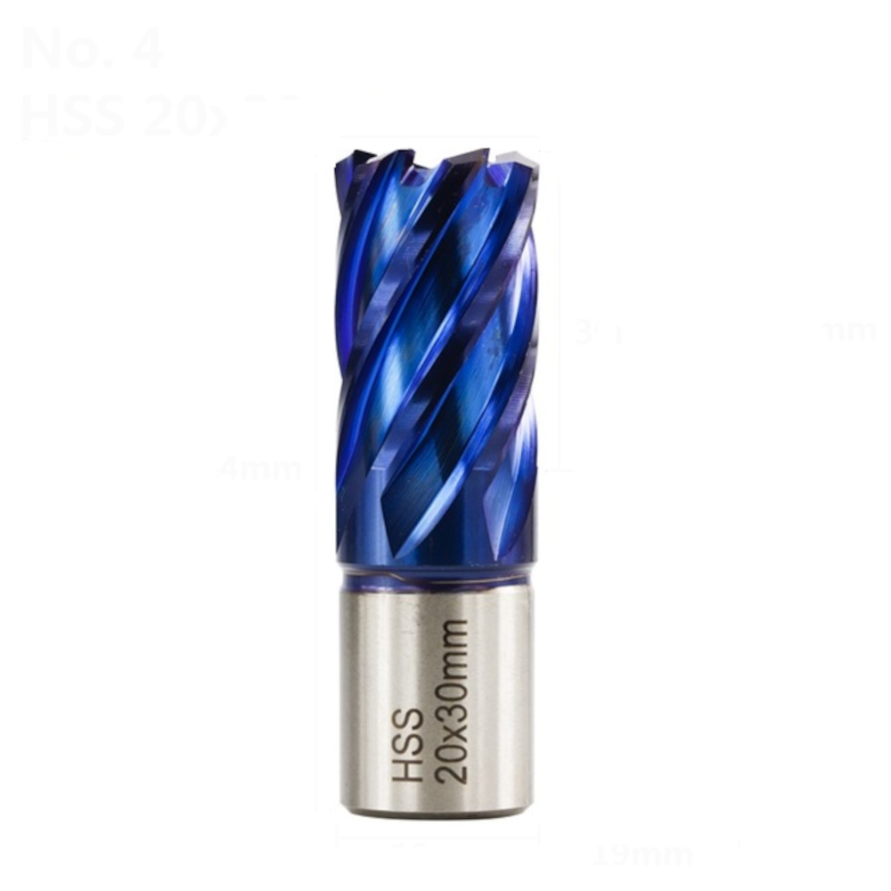 Drillpro-12-42mm-Cutting-Diameter-HSS-Hole-Opener-Core-Drill-Weldon-Shank-Nano-Blue-Coated-Annular-C-1806169-10