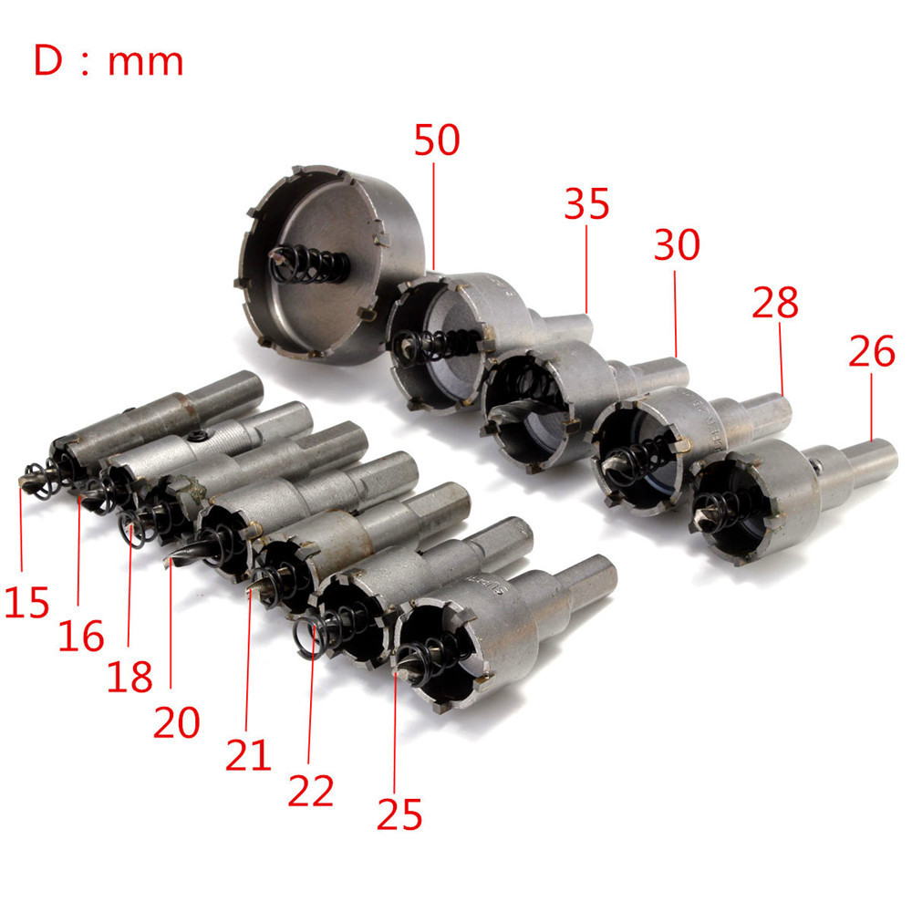 Drillpro-12pcs-15mm-50mm-Hole-Saw-Cutter-Alloy-Drill-Bit-Set-for-Wood-Metal-Cutting-1038253-1