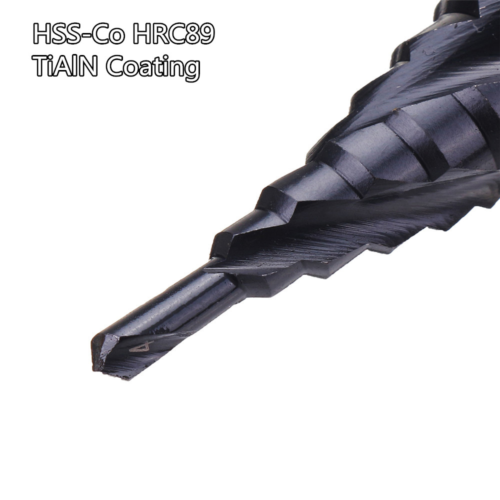 Drillpro-3-Flute-Step-Drill-Bit-TiAlN-Coated-HRC89-HSS-Co-M35-Cobalt-Step-Drill-14-Inch-Hexagon-Shan-1342887-6