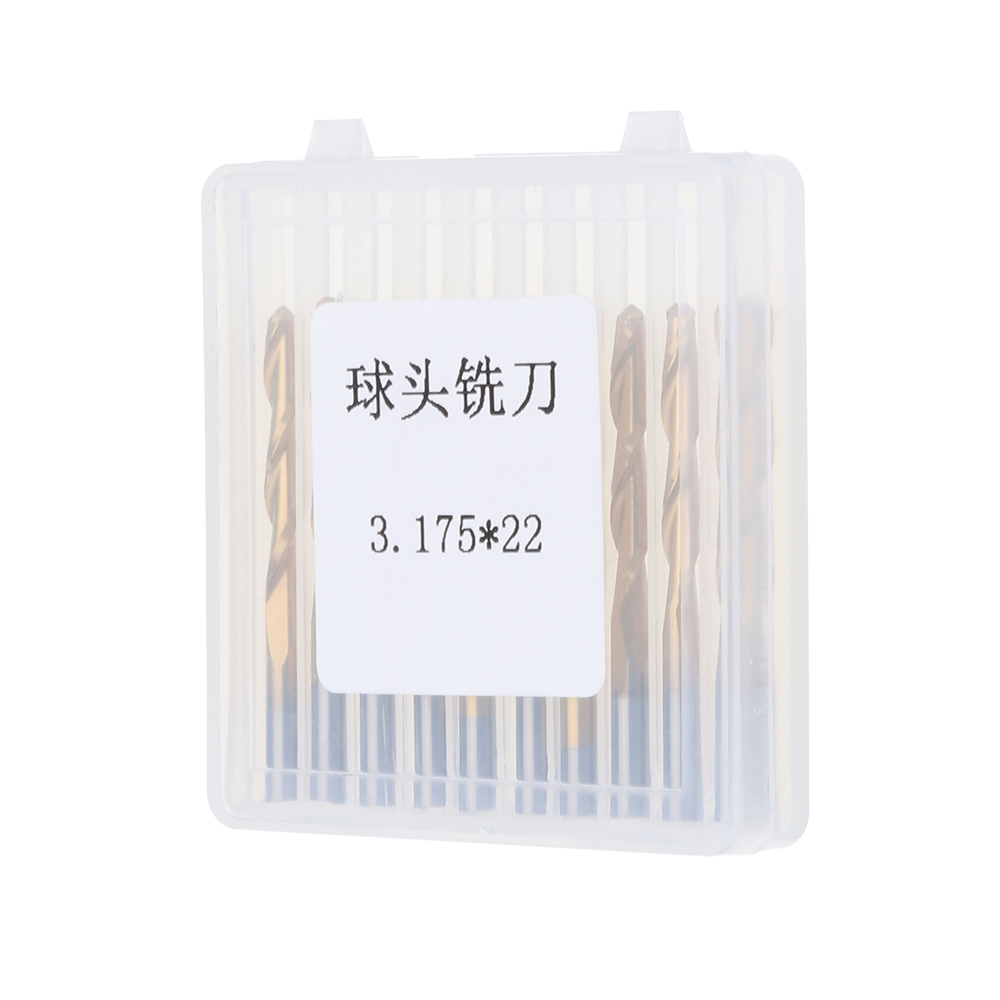Drillpro-3175mm-Shank-Spiral-Ball-Nose-End-Mill-Cutter-Titanuim-Coated-Milling-Cutter-CNC-Tool-1665954-10