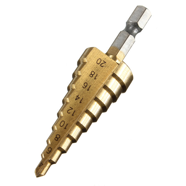 Drillpro-3Pcs-3-124-124-20mm-HSS-Titanium-Coated-Step-Drill-Bits-with-Automatic-Center-Pin-Punch-1284864-6