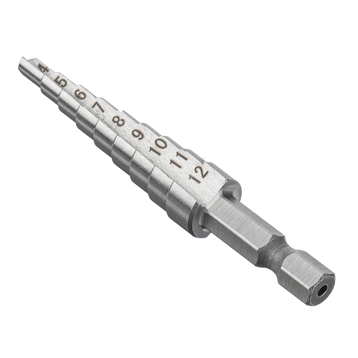 Drillpro-4-122032mm-HSS-Hex-Shank-Step-Drill-Bit-High-Step-Steel-Hole-Cutter-1449898-4