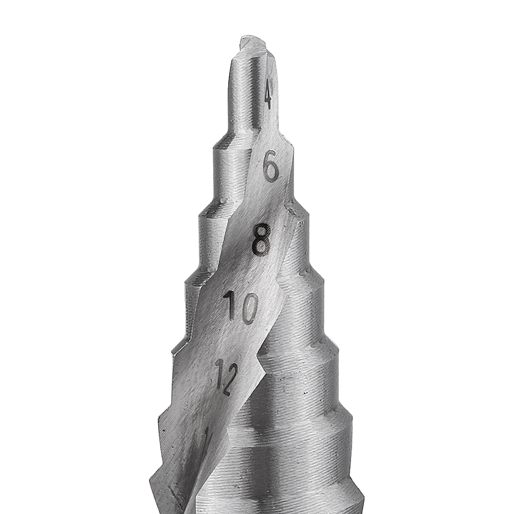Drillpro-4-165mm-HSS-Step-Drill-Bit-High-Speed-Steel-Triangular-Handle-Spiral-Groove-Step-Drill-Bit-1558225-7