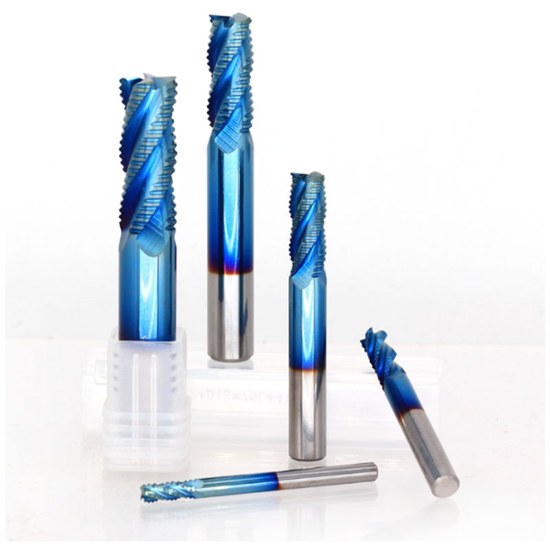 Drillpro-4mm-12mm-Blue-Nano-Coating-Roughing-End-Mill-4-Flute-Spiral-Carbide-End-Mill-CNC-Router-Bit-1719171-3