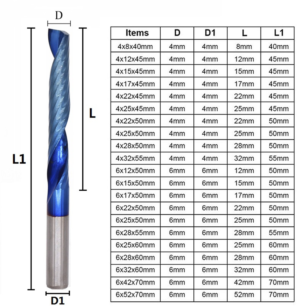Drillpro-4mm-Shank-1-Flute-Spiral-End-Mill-Carbide-End-Mill-Blue-Nano-Coating-CNC-Router-Bit-Single--1721125-6