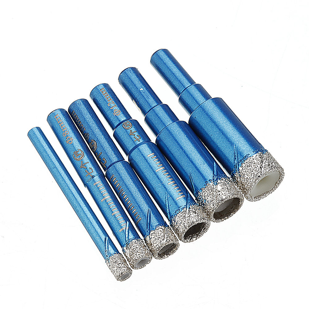 Drillpro-6-16mm-Vaccum-Brazed-Diamond-Dry-Drill-Bits-Hole-Saw-Cutter-Round-Shank-for-Granite-Marble--1480644-1