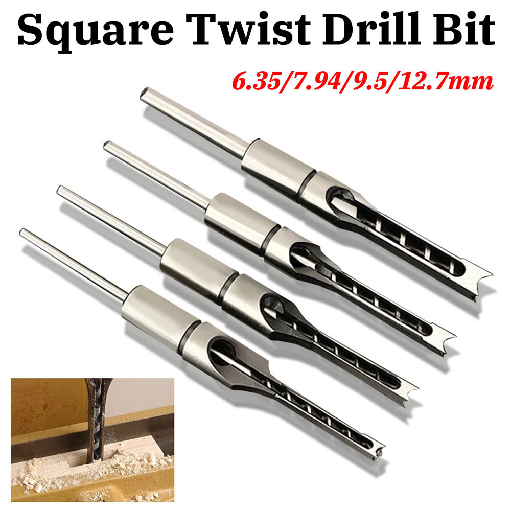 Drillpro-63579495127mm-Woodworking-Square-Hole-Drill-Bit-Mortising-Chisel-14-to-12-Inch-1025793-1