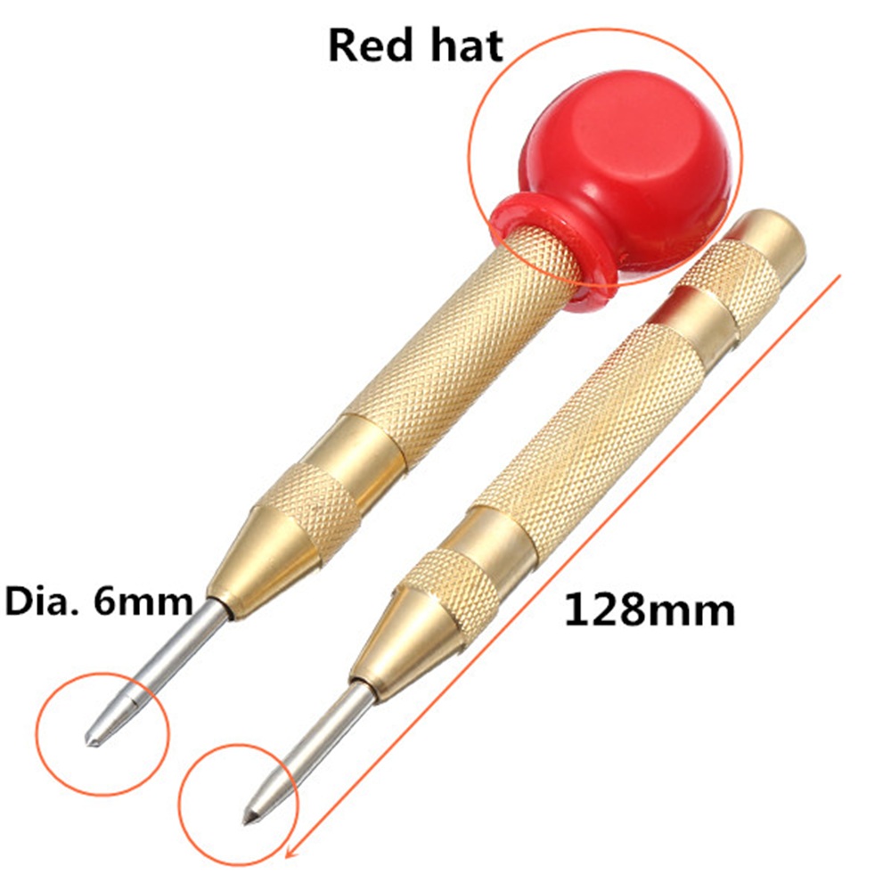 Drillpro-6mm-Automatic-Center-Pin-Punch-Spring-Loaded-Marking-Starting-Holes-Tool-1167890-1
