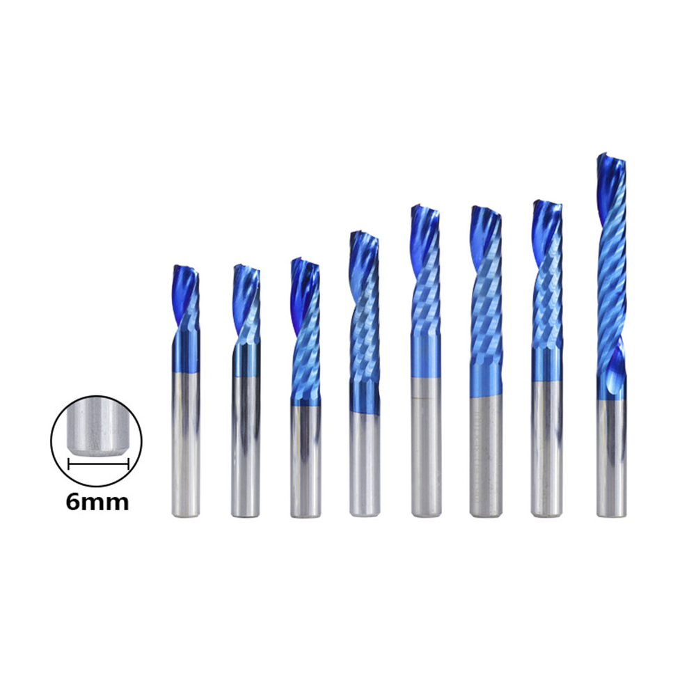 Drillpro-6mm-Shank-1-Flute-Spiral-End-Mill-Carbide-End-Mill-Blue-Nano-Coating-CNC-Router-Bit-Single--1721127-3