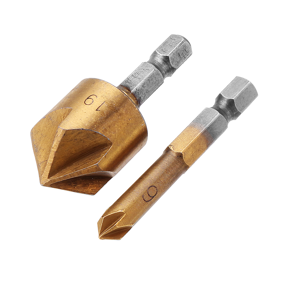 Drillpro-6pcs-6-19mm-82-Degree-5-Flute-Titanium-Chamfering-Cutter-Hex-Shank-Countersink-Drill-Bit-1343610-4