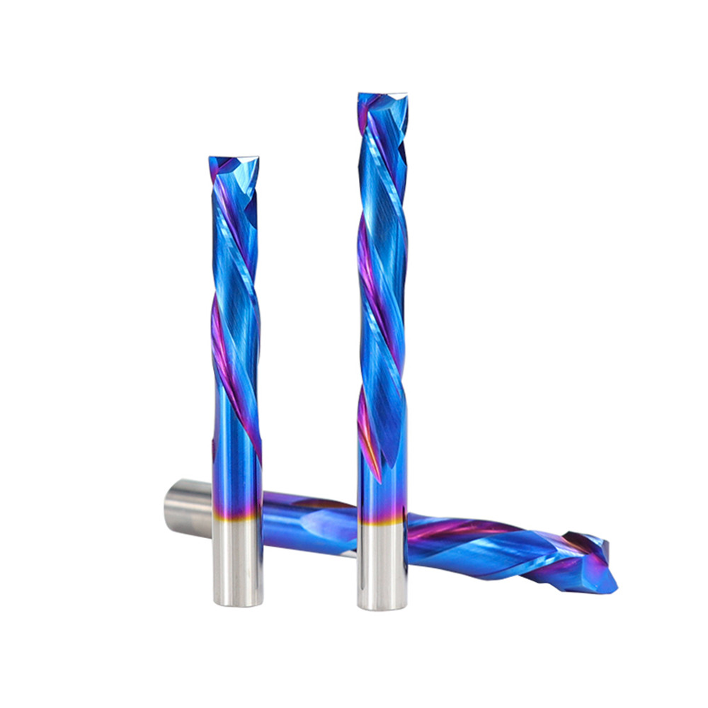 Drillpro-Blue-Nano-Coating-Up-Down-Milling-Cutter-4mm-Shank-Carbide-CNC-Router-Bit-2-Flute-End-Mill-1728211-3