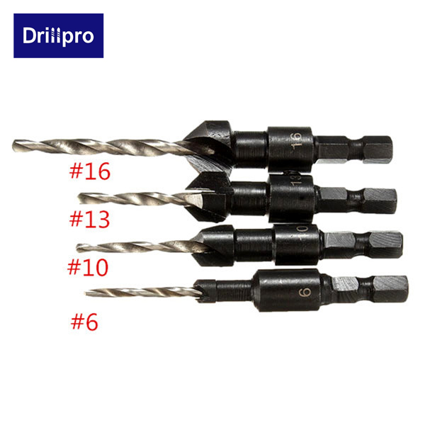 Drillpro-DB-C2-4pcs-Carpentry-Countersink-Drill-Bit-Set-Wood-Working-Tools-961908-6