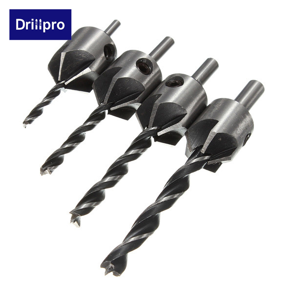 Drillpro-DB-C3-4pcs-5-Flute-Countersink-Drill-Bits-Reamer-Woodworking-Chamfer-3mm-6mm-955477-2