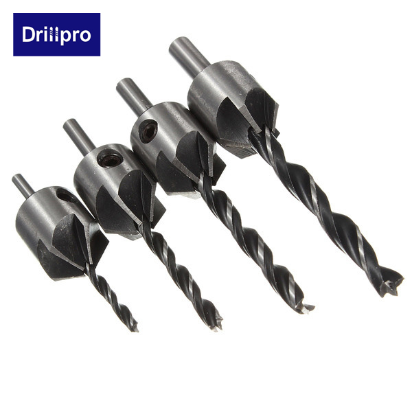 Drillpro-DB-C3-4pcs-5-Flute-Countersink-Drill-Bits-Reamer-Woodworking-Chamfer-3mm-6mm-955477-4