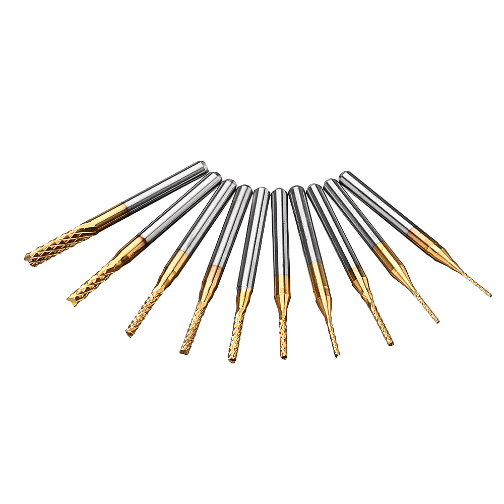 Drillpro-DB-M1-10Pcs-08-3mm-Titanium-Coated-Engraving-Milling-Cutter-Carbide-Bits-1065101-4