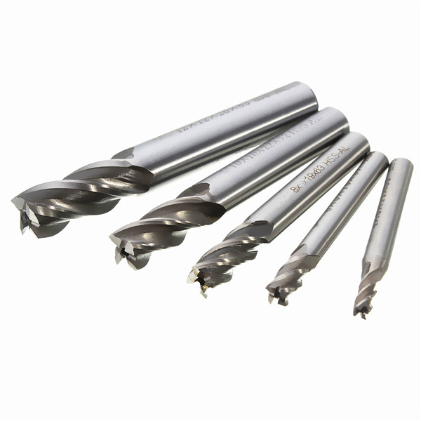 Drillpro-DB-M2-5pcs-4681012mm-4-Flute-End-Mill-Cutter-HSS-Straight-Shank-Drill-Bits-995505-4