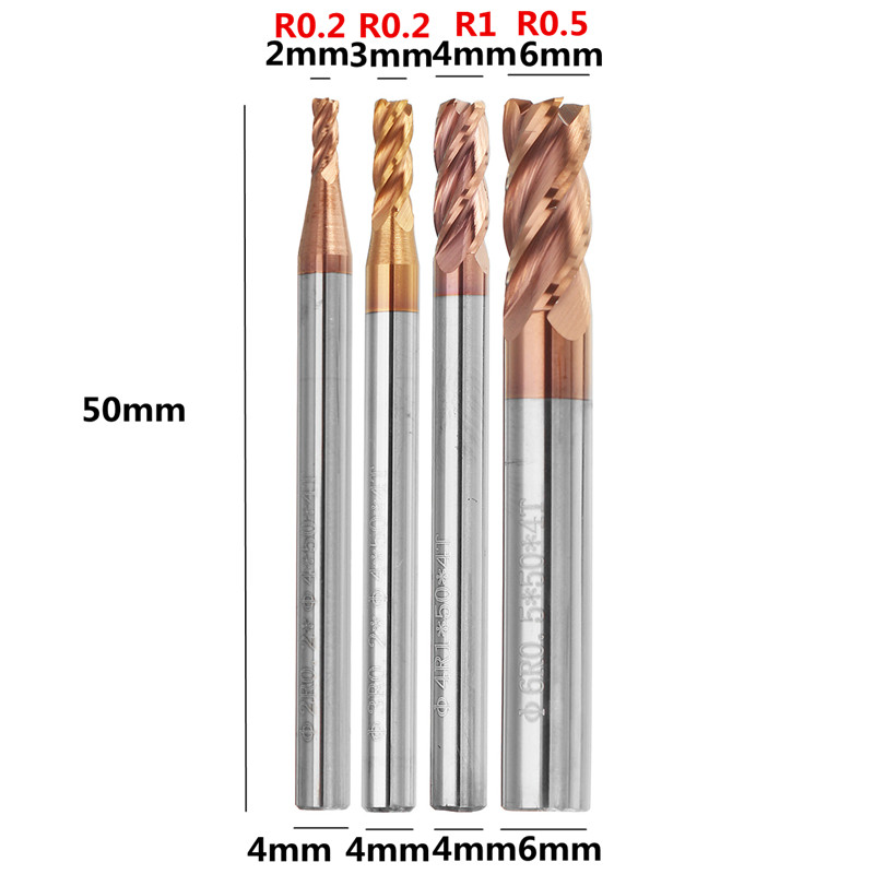 Drillpro-HRC58-Round-Nose-4-Flutes-End-Mill-Cutter-2R02-6R05-AlTiN-Coating-CNC-End-Mill-Cutter-1223408-2