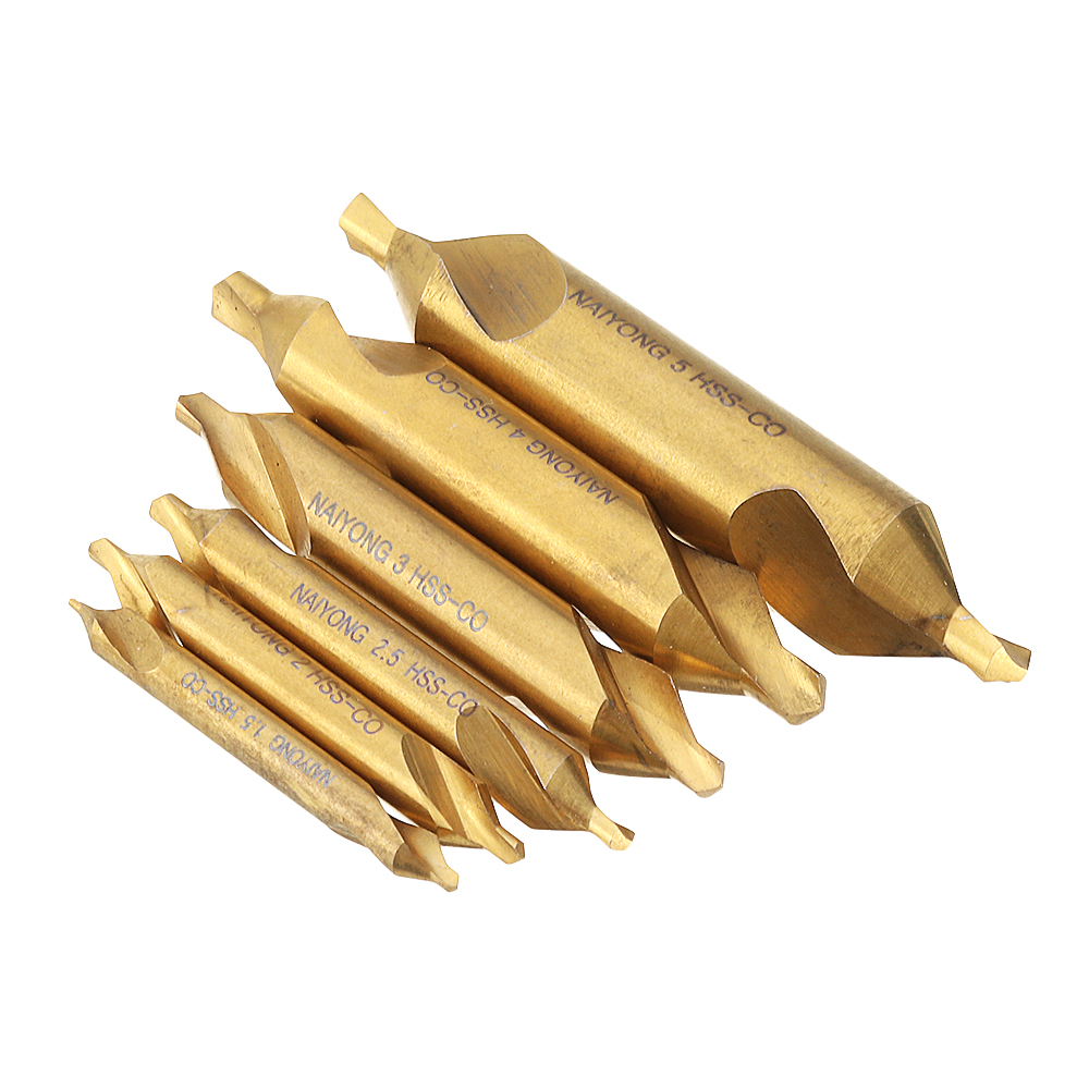 Drillpro-HSS-Titanium-Coated-Center-Drill-Bit-11522535mm-60-Degree-Countersink-Drill-Bit-1464580-9