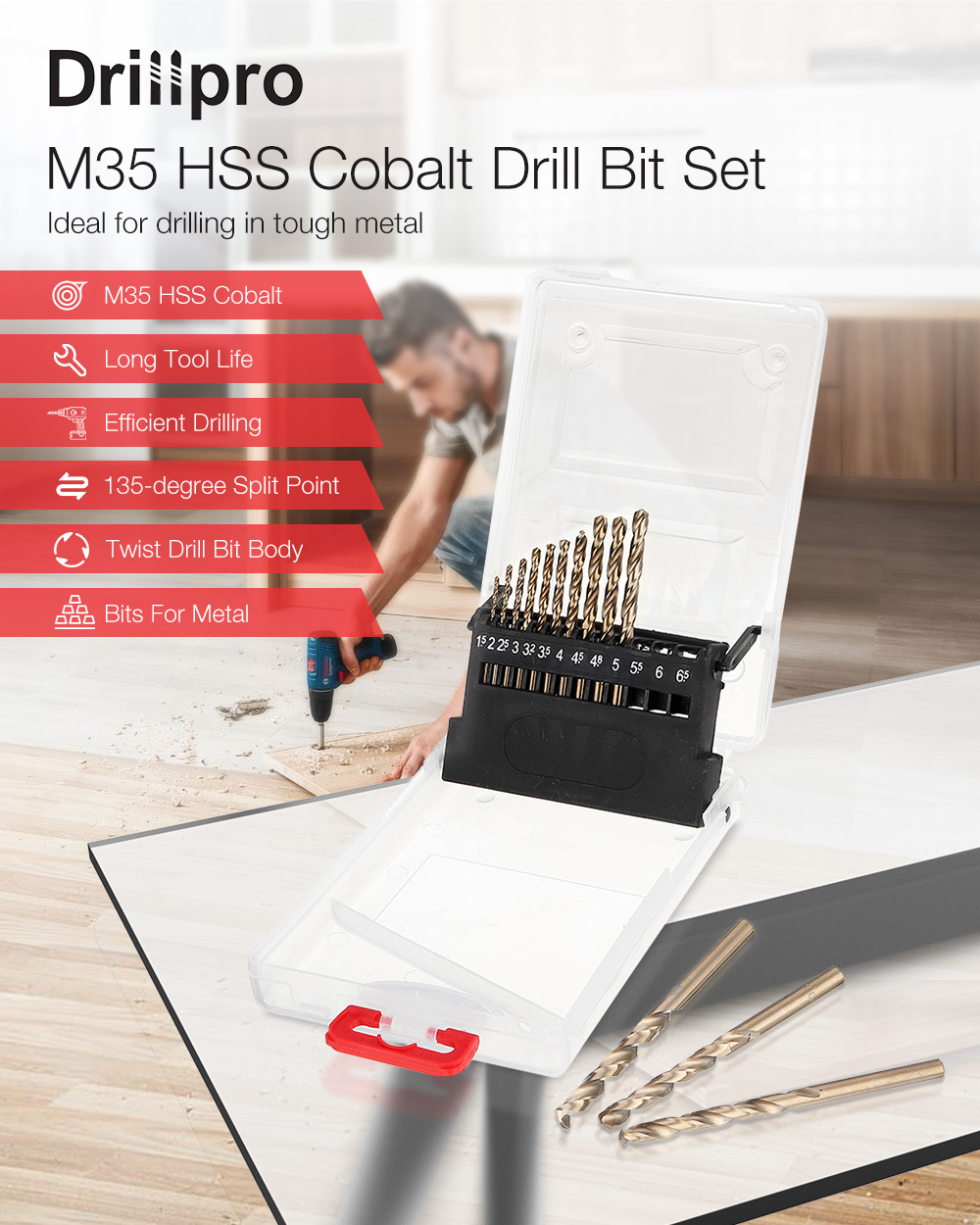 Drillpro-M35-Cobalt-Drill-Bit-Set-HSS-Co-Jobber-Length-Twist-Drill-Bits-with-Plastic-Case-for-Stainl-1777504-1