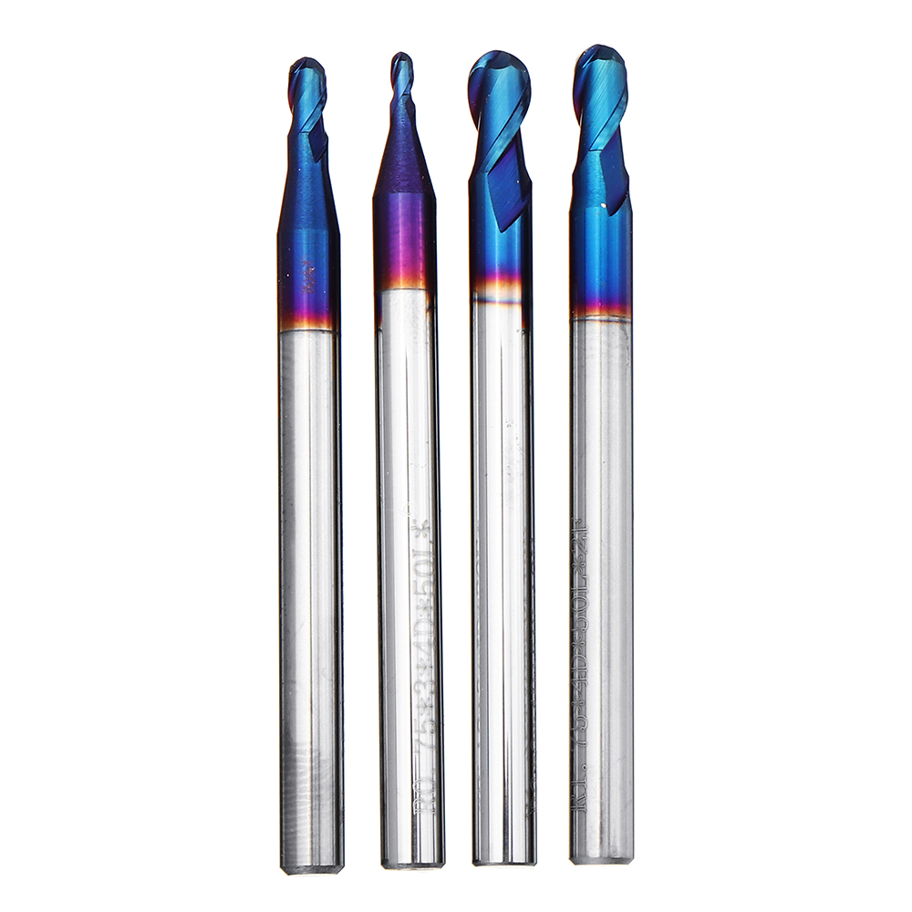 Drillpro-R05-R2-HRC60-2-Flutes-Ball-Nose-End-Mill-50mm-Blue-NaCo-Coating-CNC-Milling-Cutter-1559724-1