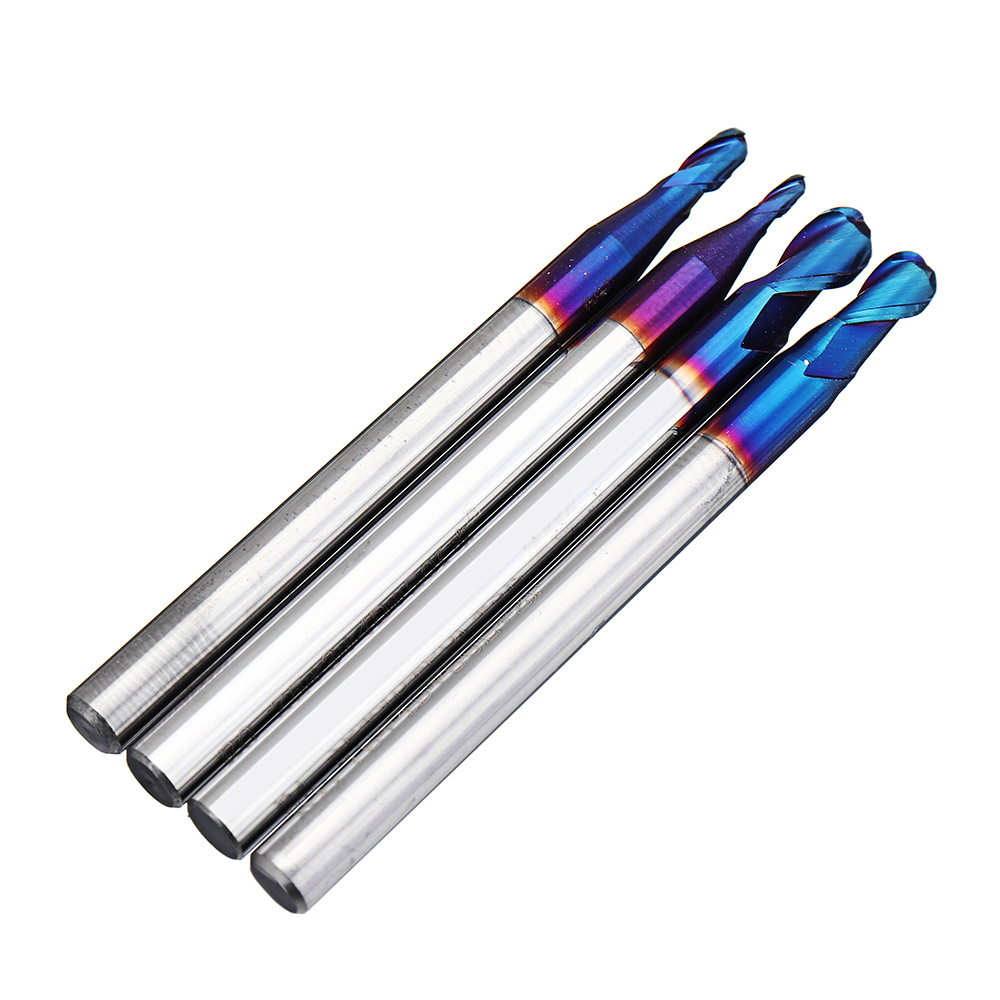 Drillpro-R05-R2-HRC60-2-Flutes-Ball-Nose-End-Mill-50mm-Blue-NaCo-Coating-CNC-Milling-Cutter-1559724-10