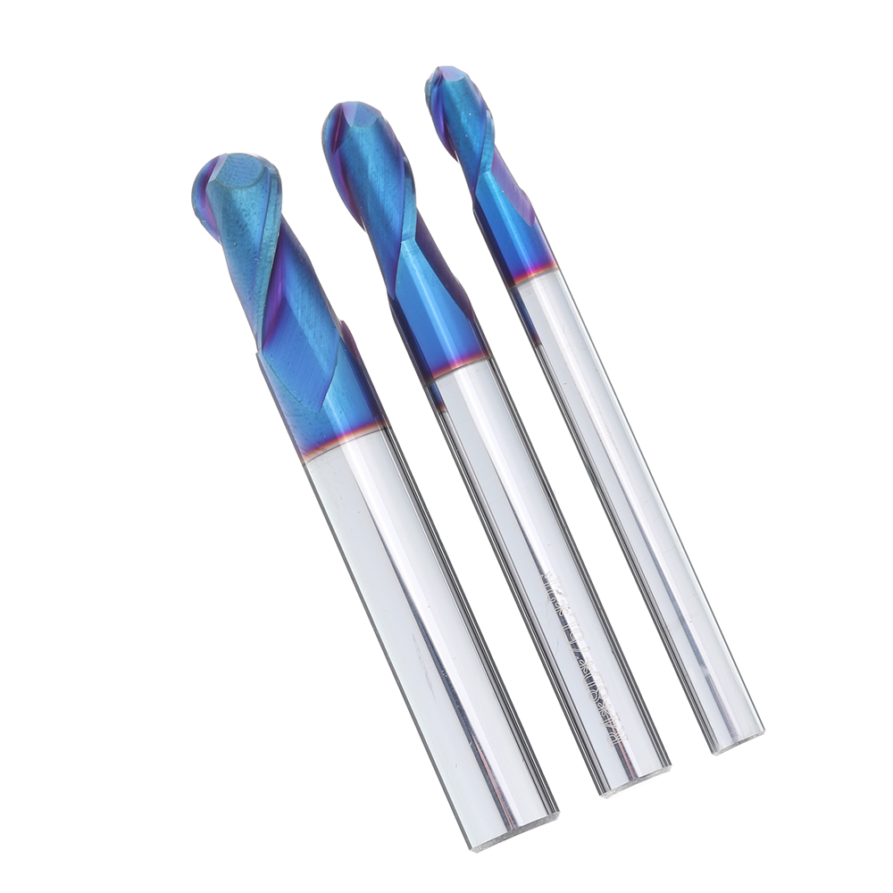 Drillpro-R3R4R5-2-Flutes-Ball-Nose-End-Mill-HRC60-Blue-NaCo-Coating-Tungsten-Steel-Carbide-CNC-Milli-1559719-2