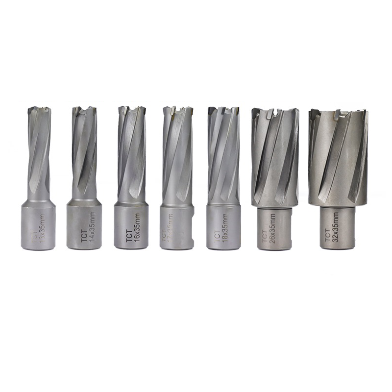 Drillpro-TCT-Annular-Cutter-13141617182632mm-Carbide-Tip-Magnetic-Drill-Bit-Weldon-Shank-Hollow-Core-1718633-2