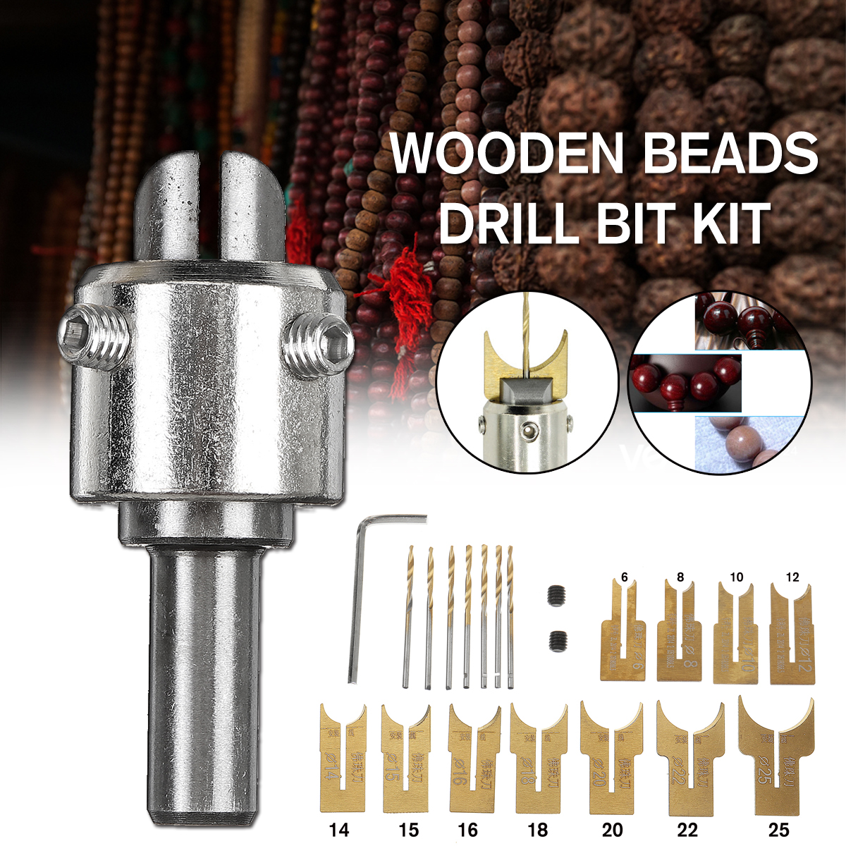 Drillpro-Wooden-Bead-Maker-Beads-Drill-Bit-Milling-Cutter-Set-Molding-Tool-Beads-Router-Bit-Woodwork-1619352-1