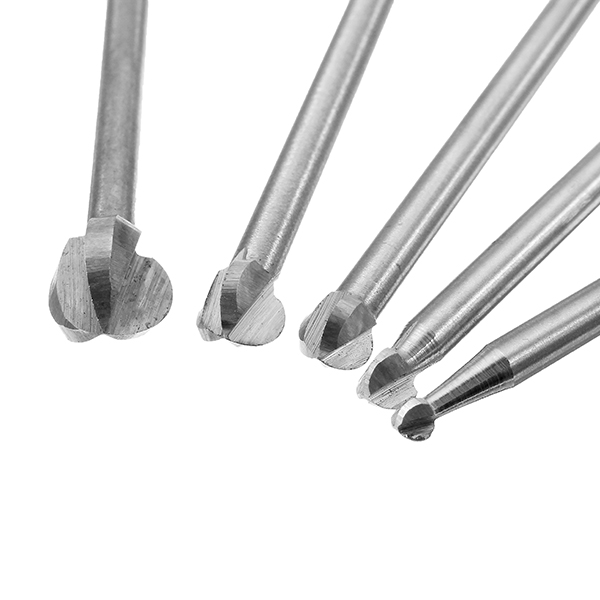 HILDA--5Pcs-3-8mm-Milling-Cutters-White-Steel-Ball-Shaped-Wood-Carving-Knives-3mm-Shank-1153653-5