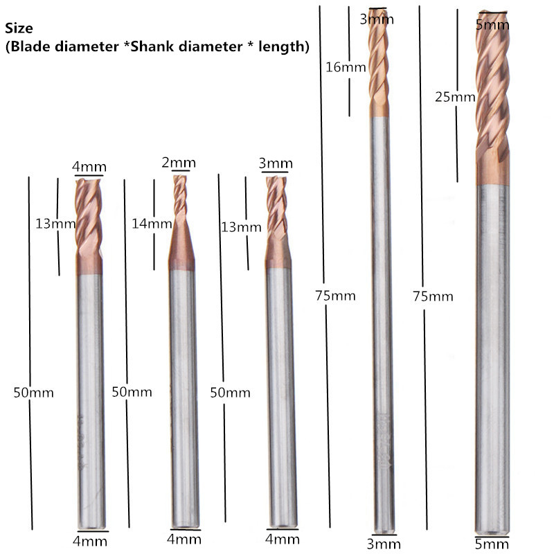 HRC55-1-5mm-AlTiN-Tungsten-Carbide-4-Flute-End-Milling-Cutter-CNC-Tool-1282868-1