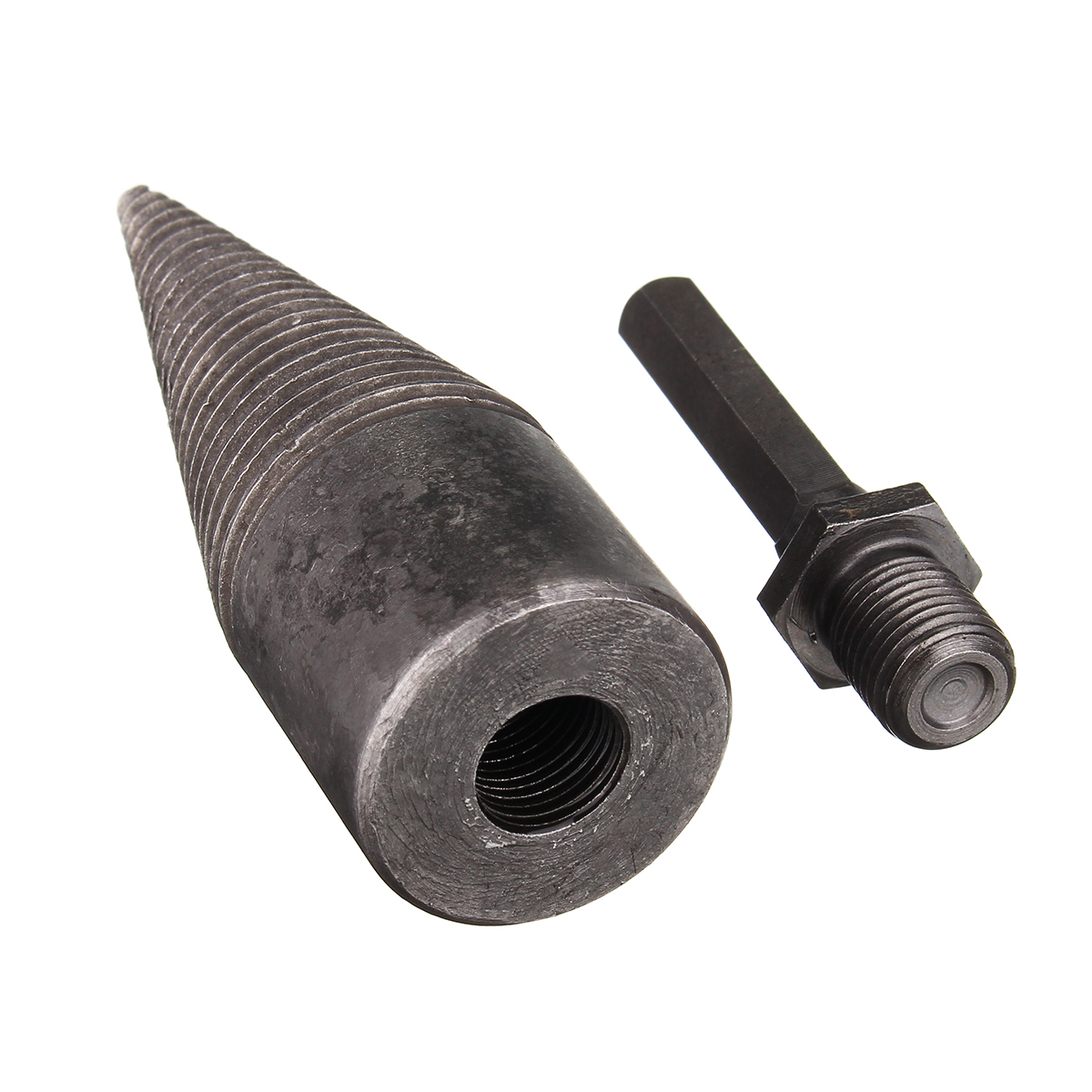 Hex-ShankSquare-Handle-Firewood-Splitting-Drill-Bit-Wood-Cone-Drilling-Tools-Kit-1632546-8