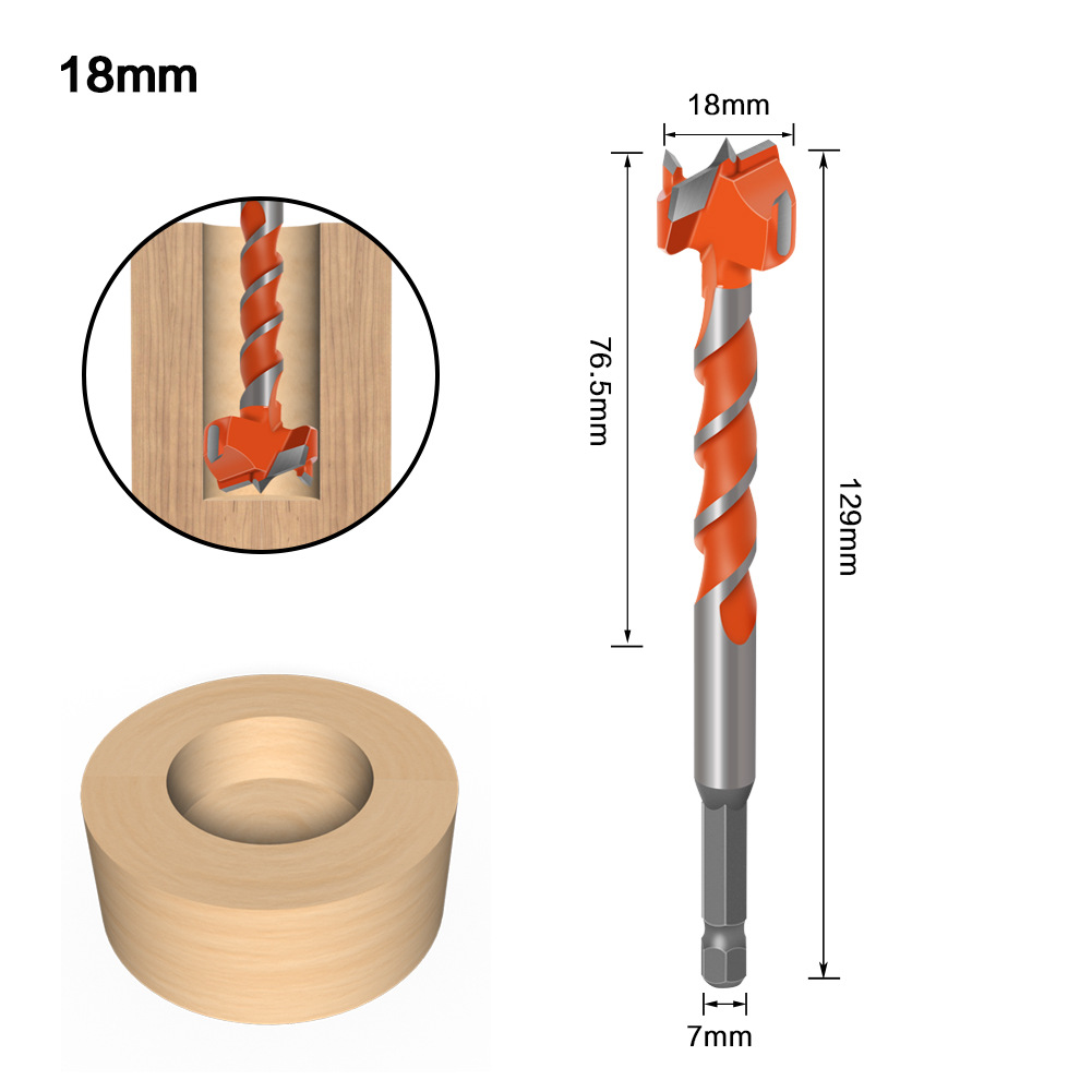 JGZUI-7mm-Hex-Shank-Lengthen-Core-Drill-Bit-16mm-25mm-Woodworking-Tools-Hole-Saw-Cutter-Hinge-Boring-1878425-6