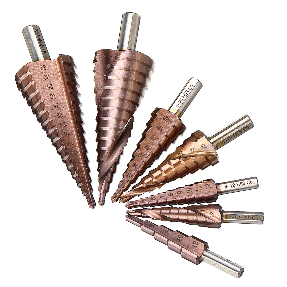 M35-Cobalt-Step-Drill-4-124-204-32mm-HSS-Drill-Bits-Triangle-Shank-For-Stainless-Steel-1700264-1