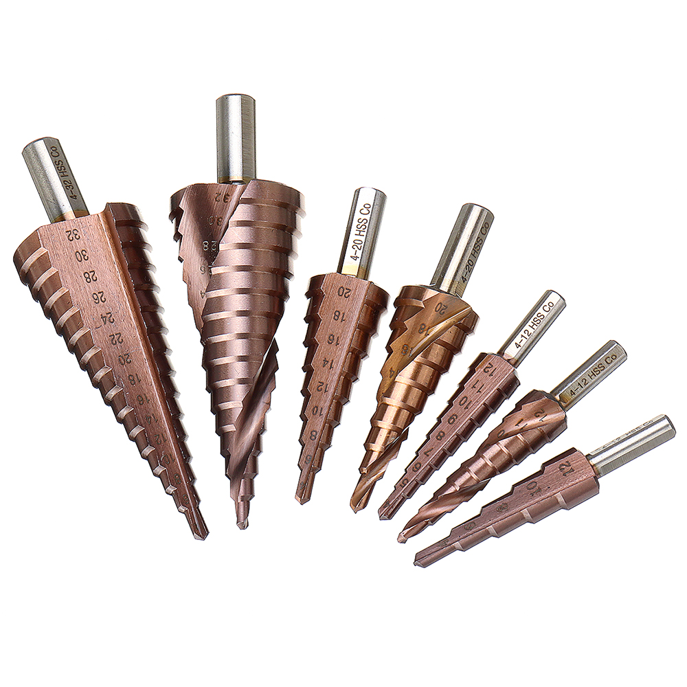 M35-Cobalt-Step-Drill-4-124-204-32mm-HSS-Drill-Bits-Triangle-Shank-For-Stainless-Steel-1700264-2